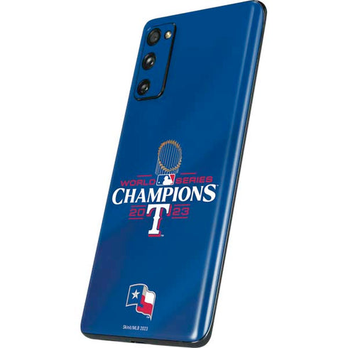 2023 World Series Champions Texas Rangers Galaxy S20 Fan Edition Skin